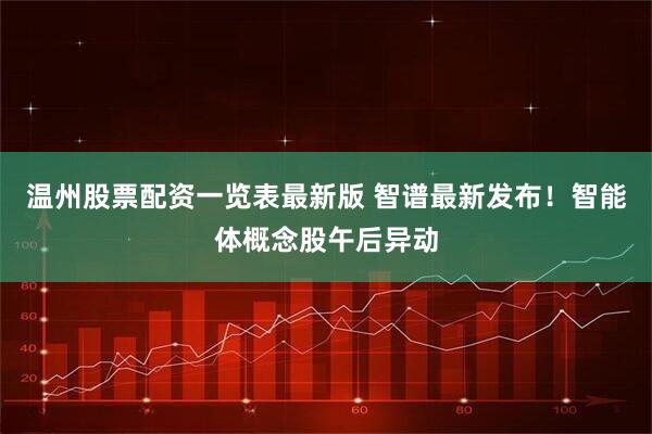 温州股票配资一览表最新版 智谱最新发布！智能体概念股午后异动