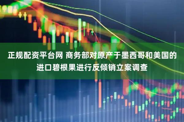 正规配资平台网 商务部对原产于墨西哥和美国的进口碧根果进行反倾销立案调查